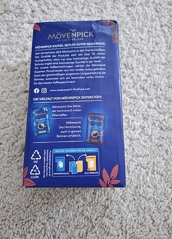 Filtre kahve MOVENPİCK