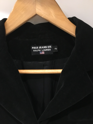 m Beden siyah Renk Ralph Lauren kadife ceket