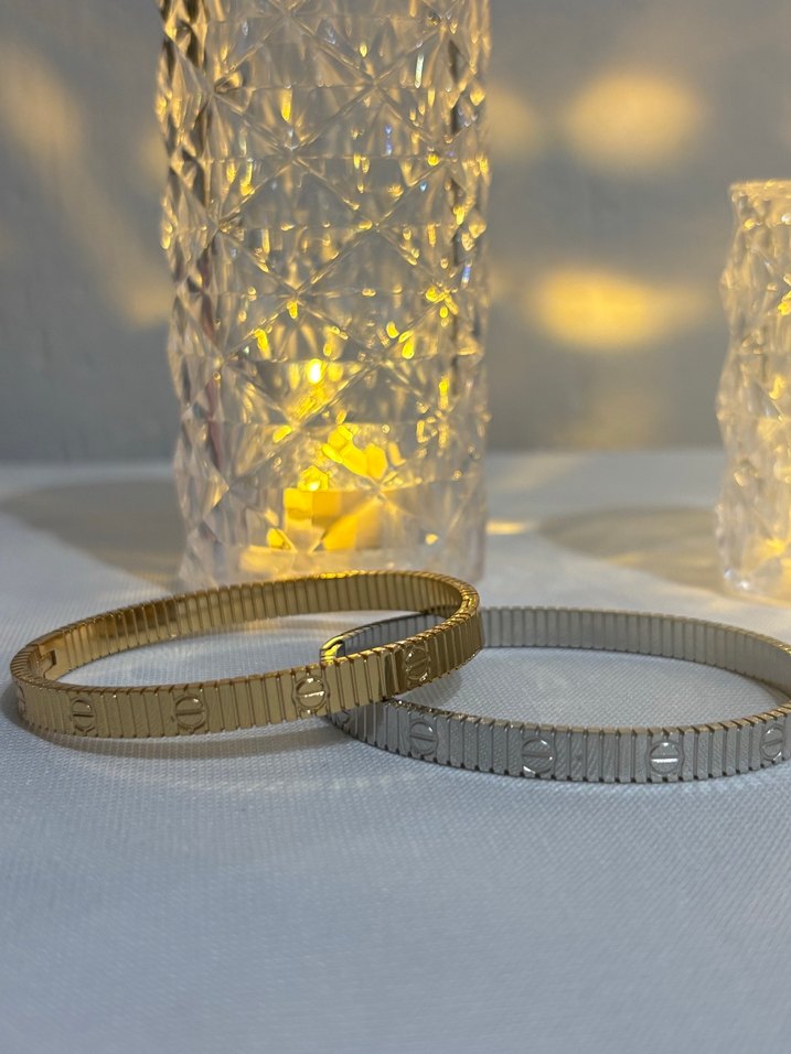 Çelik kelepçe cartier model - Görsel 2