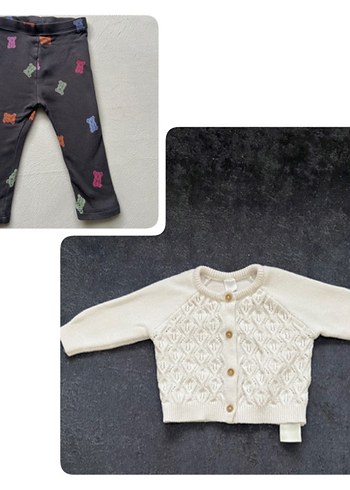 Zara tayt ve lc waikiki kız çocuk hırka