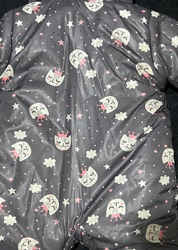 Gri Kapüşonlu Bebek Kış Tulumu - Görsel 7