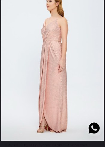 Cengiz aktürk orjinal Uzun Abiye Elbise 40 beden - Görsel 2