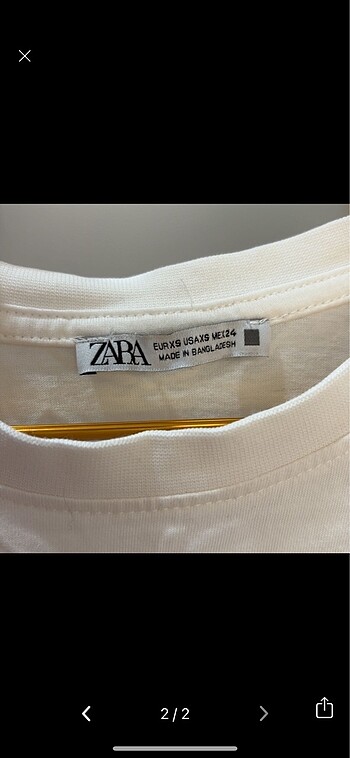 Zara Zara katlı elbise xs-s