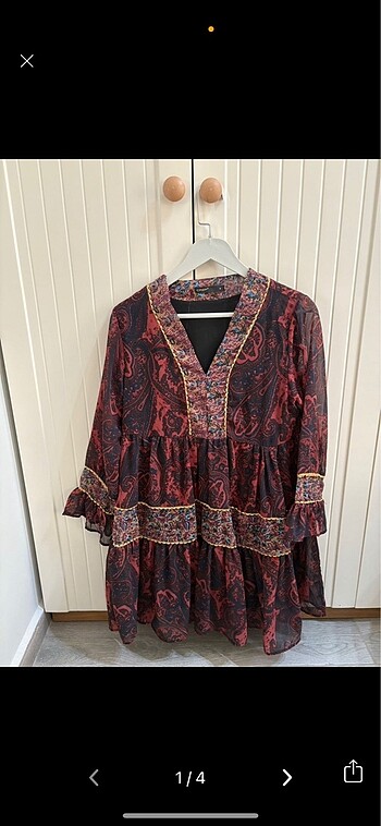 Diğer ZARA MODEL ETNİK ELBİSE M BEDEN