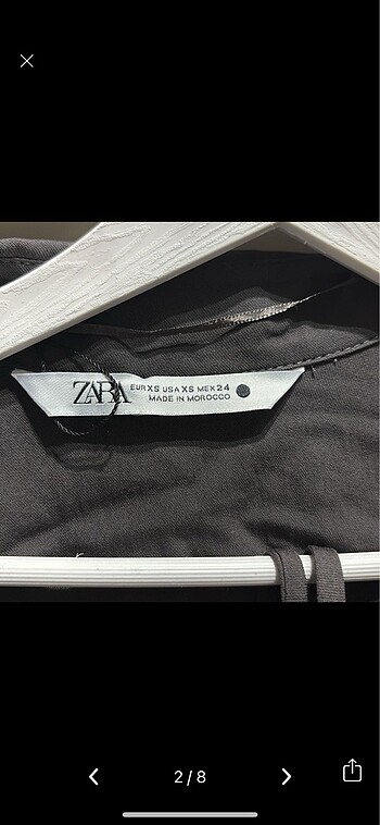 Zara ZARA kruvaze gömlek elbise xs