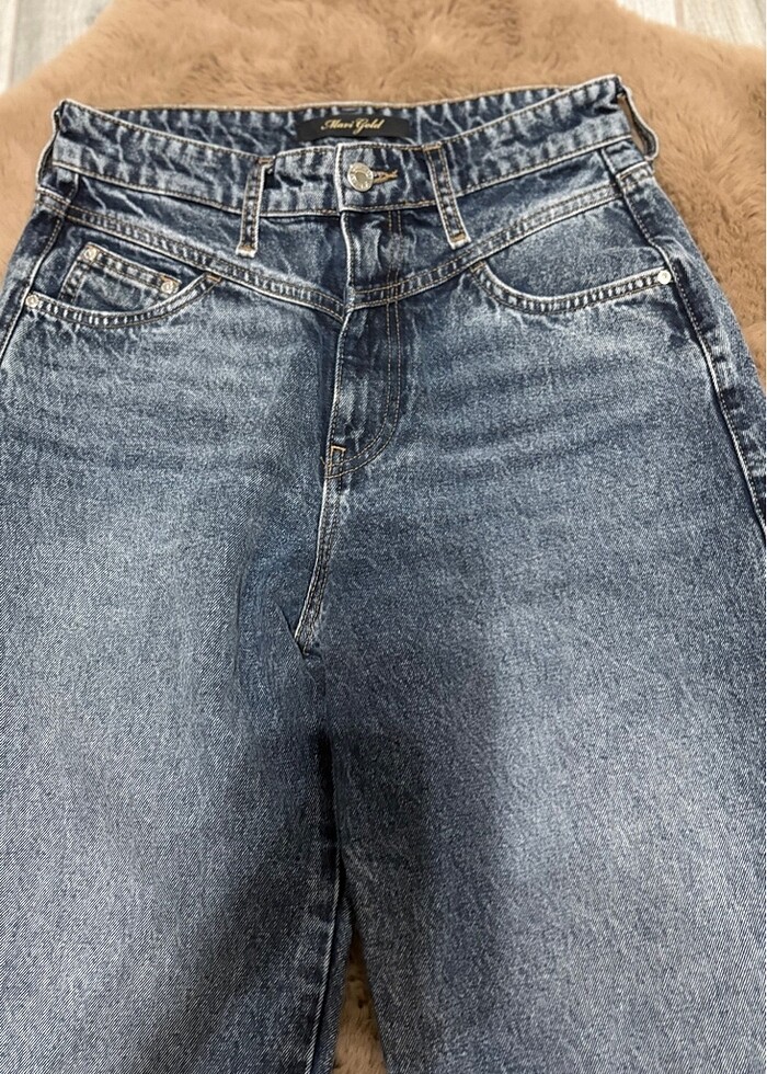 Mavi marka mom jean 38 beden - Görsel 3