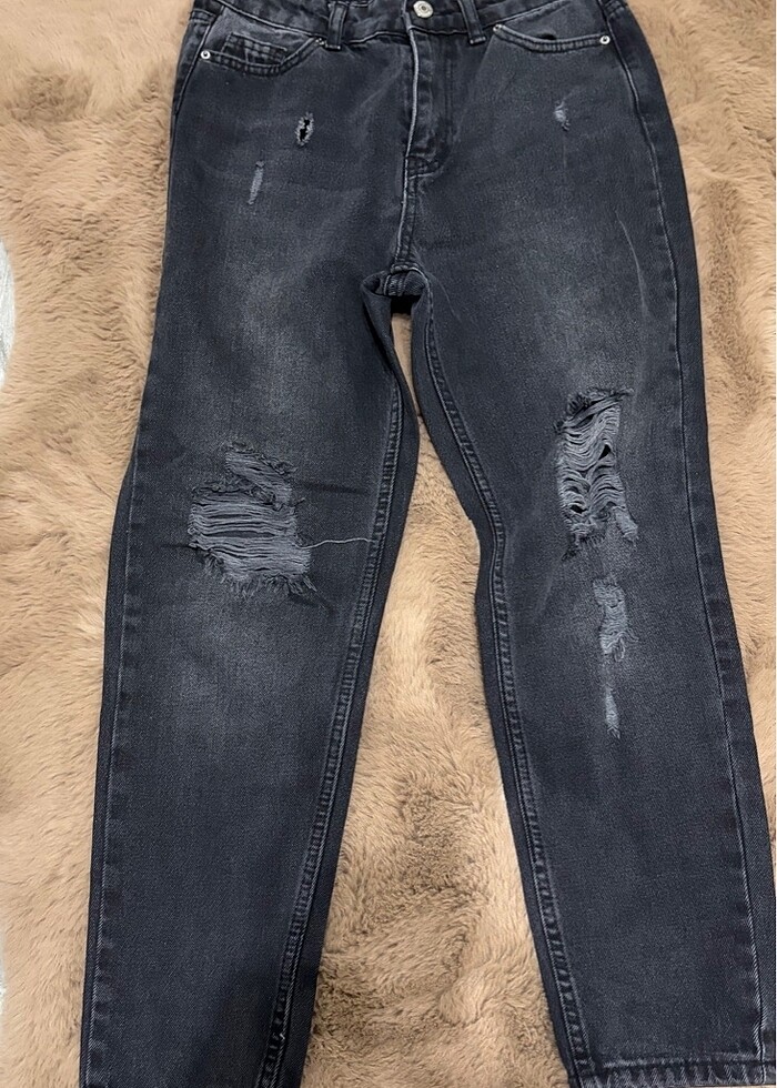 Mom jean kül grisi 28 beden - Görsel 3