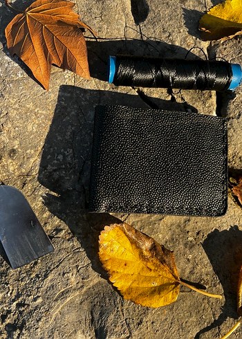 %100 gerçek deri siyah erkek cüzdan - Görsel 2