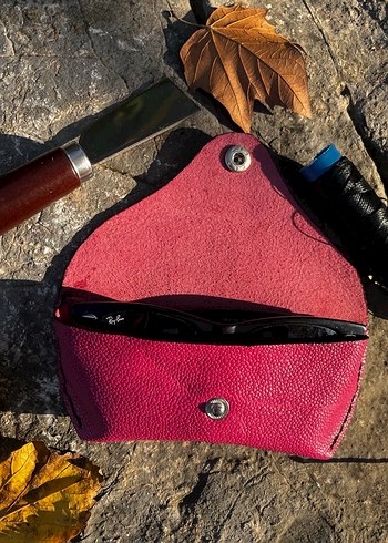 %100 gerçek deri gözlük kılıfı modelleri - Görsel 6