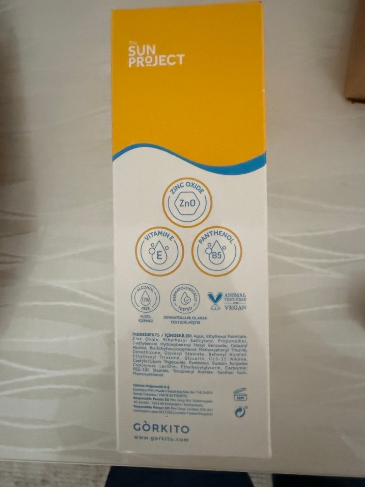 Sun Project SPF 50+ Güneş Koruyucu Vücut Kremi 3 lü set - Görsel 4