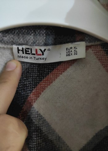 Helly Hansen Düğmeli Gri Ekose Kadın Gömlek