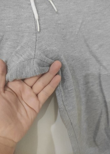 Gri erkek Pamuklu Rahat Kesim Eşofman - Görsel 4