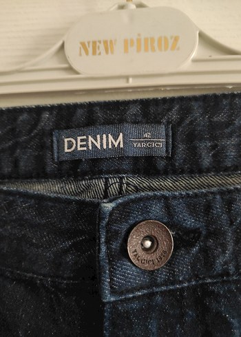 Lacivert Kadın Denim Pantolon