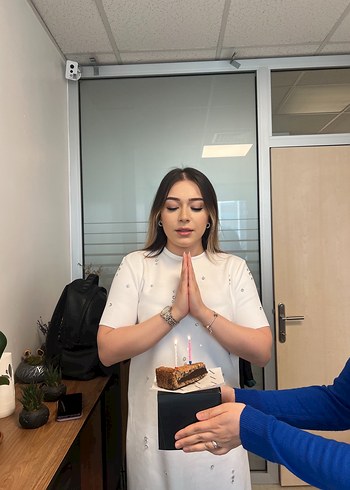 Zara beyaz elbise - Görsel 3