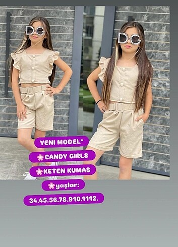 10 Yaş Beden pembe Renk Kız takim