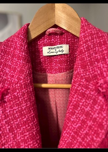 Pembe Parisian Midi Blazer hiç giyinmedim çok kaliteli. - Görsel 2