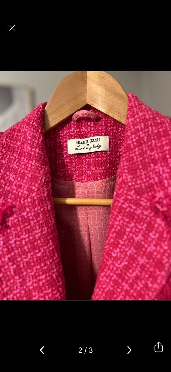 Pembe Parisian Midi Blazer hiç giyinmedim çok kaliteli. - Görsel 2