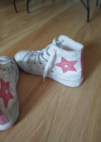 Kız Çocuk Beyaz Spor Ayakkabı Converse - Görsel 4