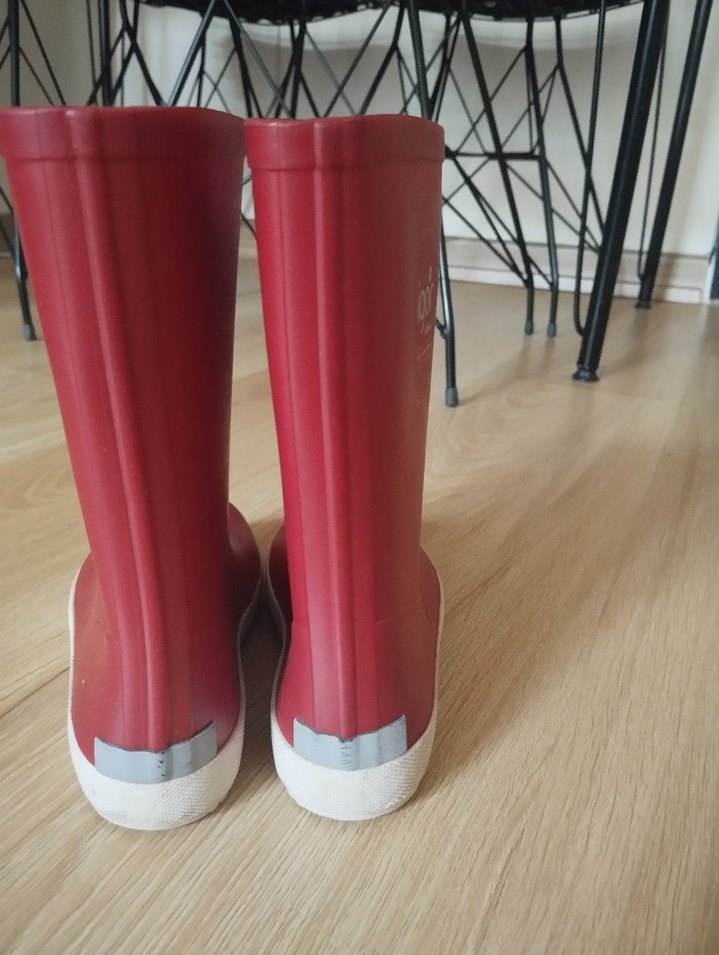 Kızlar için Kırmızı Igor Lastik Çizme - Görsel 3