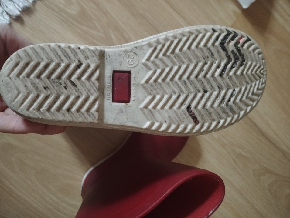 Kızlar için Kırmızı Igor Lastik Çizme - Görsel 4