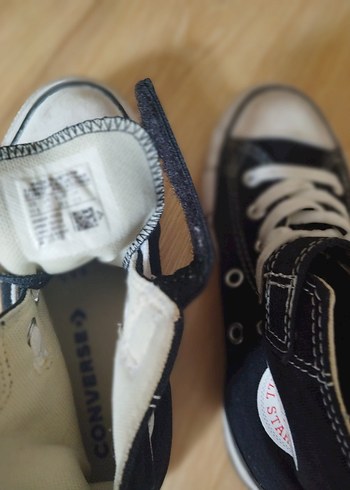 Kız Çocuk Siyah Spor Ayakkabı Converse - Görsel 5