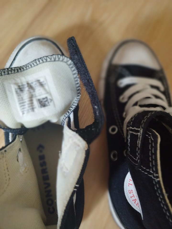 Kız Çocuk Siyah Spor Ayakkabı Converse - Görsel 5