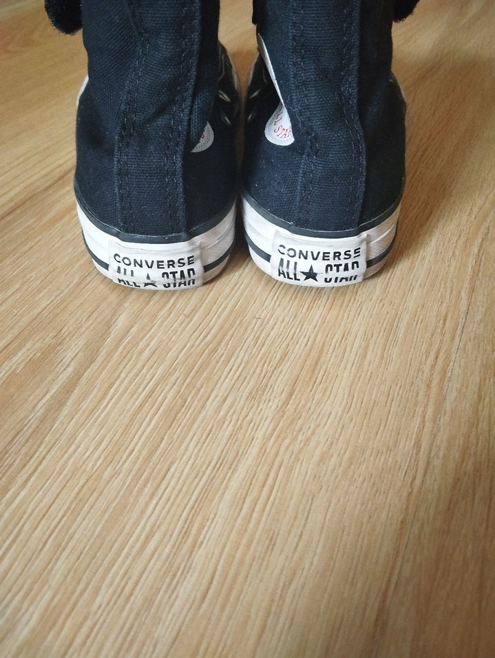 Kız Çocuk Siyah Spor Ayakkabı Converse - Görsel 4