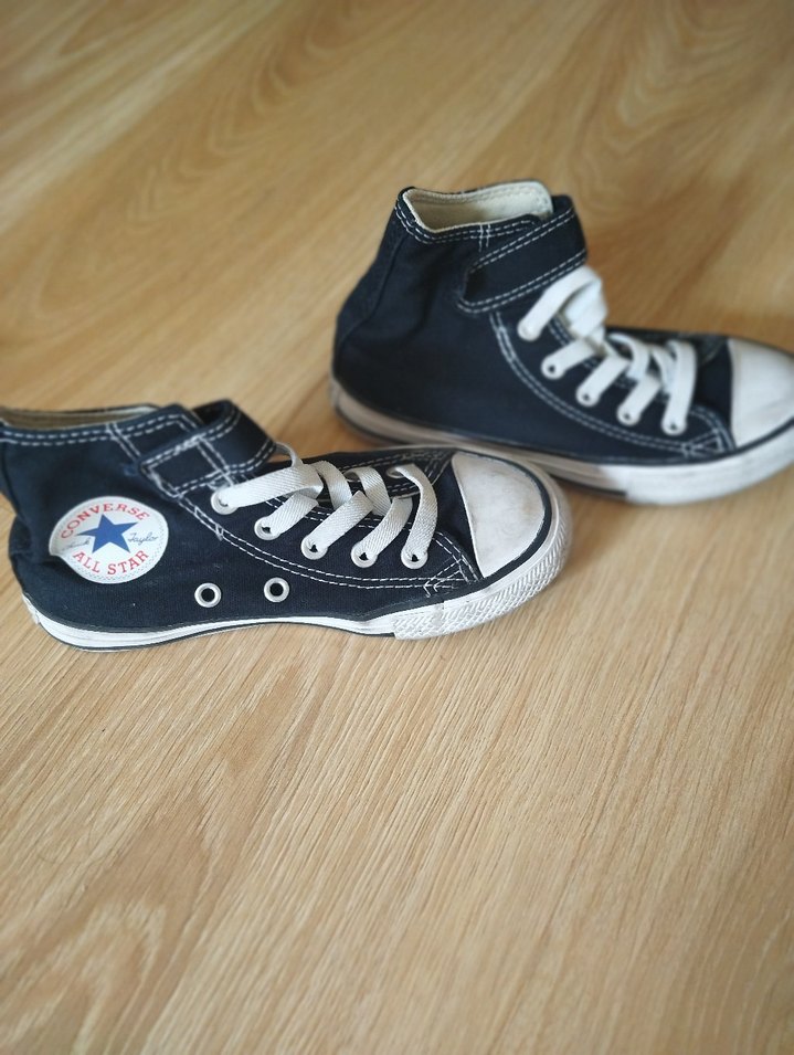 Kız Çocuk Siyah Spor Ayakkabı Converse - Görsel 2
