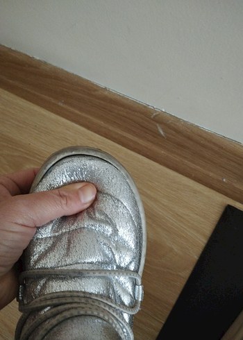 Kız Çocuk Gri Tokalı Bot - Görsel 7