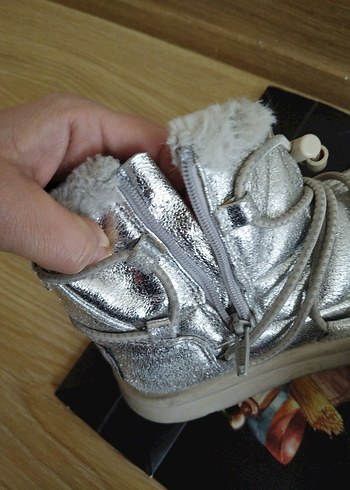 Kız Çocuk Gri Tokalı Bot - Görsel 8