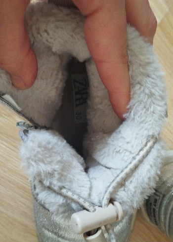 Kız Çocuk Gri Tokalı Bot - Görsel 4