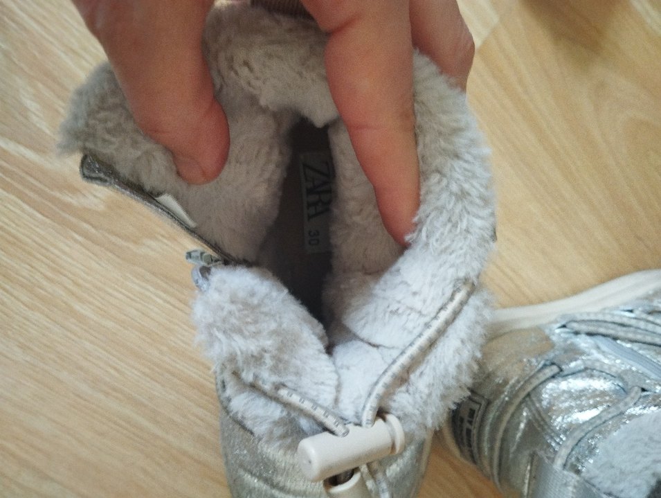 Kız Çocuk Gri Tokalı Bot - Görsel 4