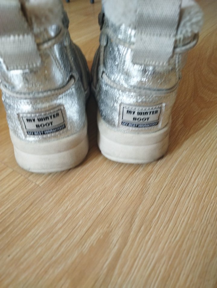 Kız Çocuk Gri Tokalı Bot - Görsel 3