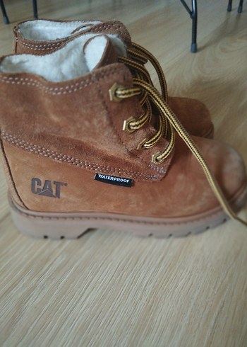 Kız çocuk Kahverengi Süet orjinal cat bot - Görsel 2