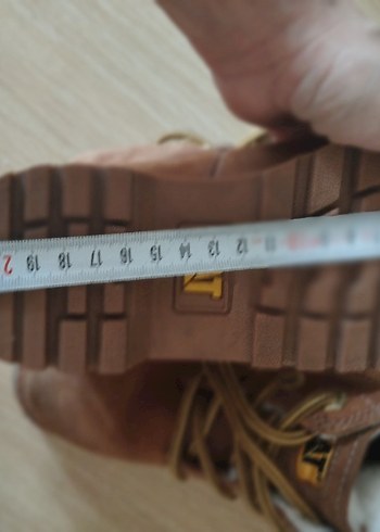 Kız çocuk Kahverengi Süet orjinal cat bot - Görsel 7