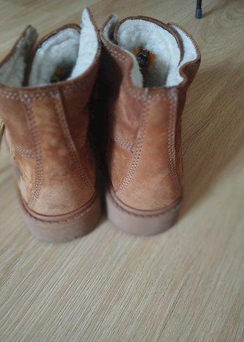 Kız çocuk Kahverengi Süet orjinal cat bot - Görsel 3