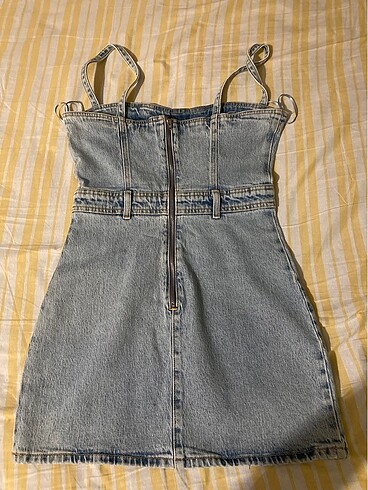 Pull and Bear Hiç giyilmemiş mini dar kot elbise