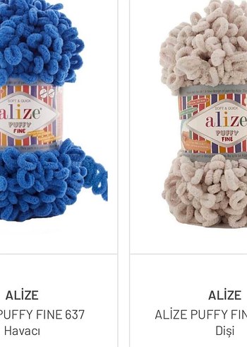 Alize Puffy Fine Color Çok Renkli Yumuşak İp - Görsel 3