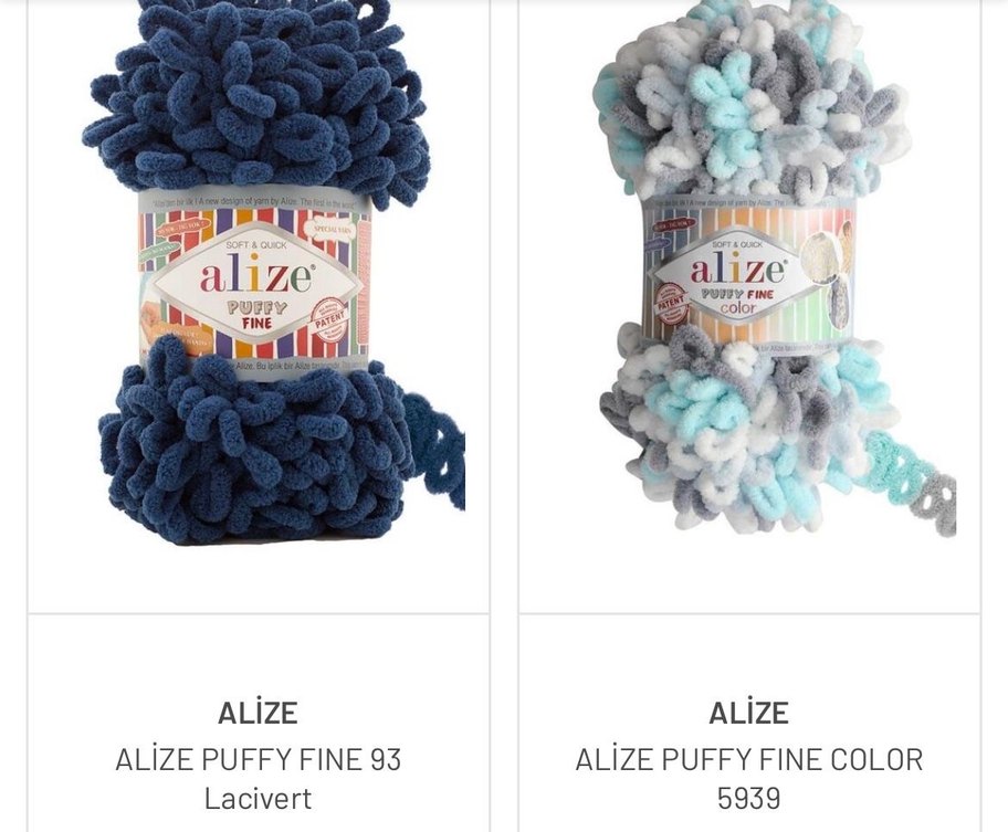 Alize Puffy Fine Color Çok Renkli Yumuşak İp - Görsel 2
