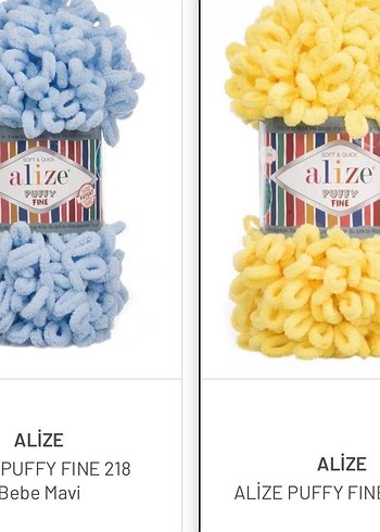 Alize Puffy Fine Color Çok Renkli İp - Görsel 8