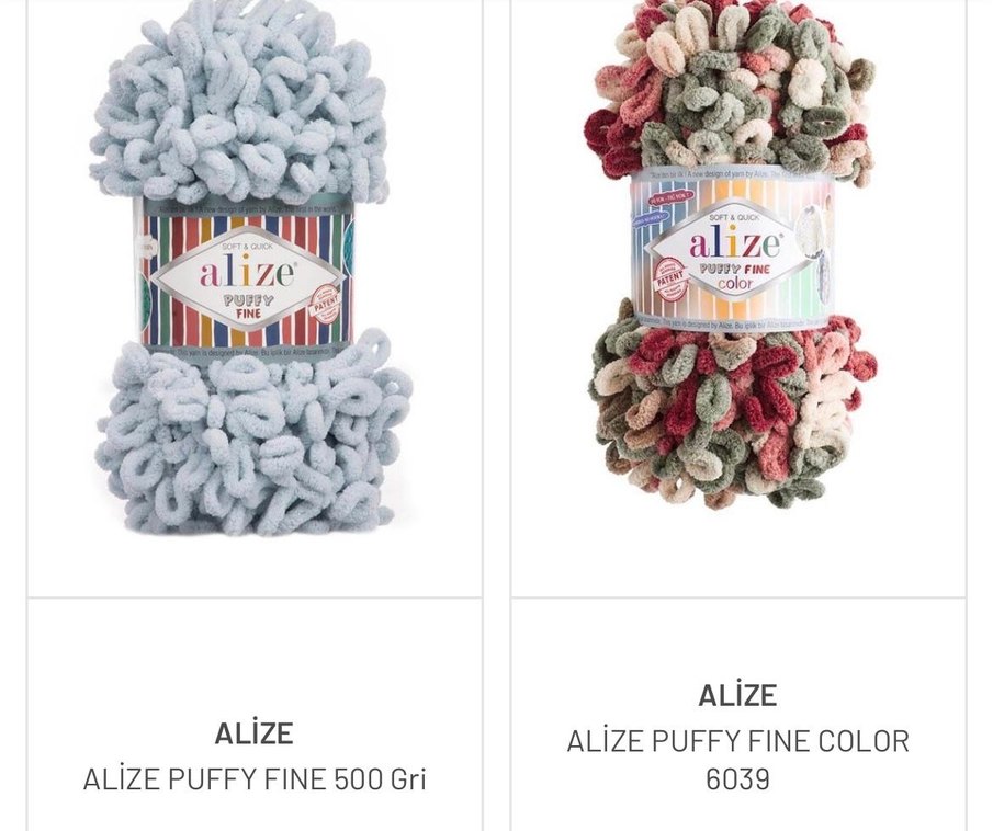 Alize Puffy Fine Color Çok Renkli İp - Görsel 4