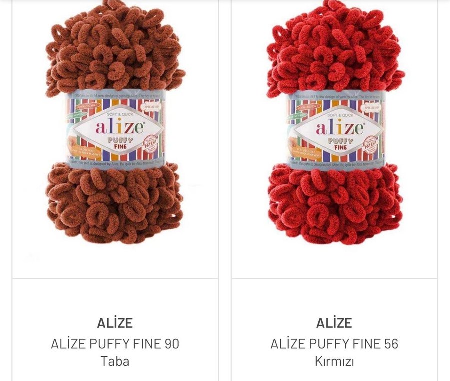 Alize Puffy Fine Color Çok Renkli İp - Görsel 5