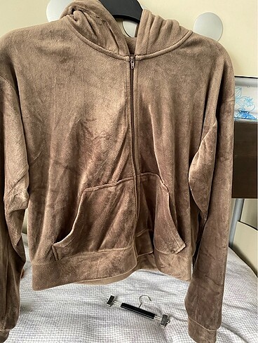H&M kadife hırka