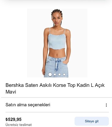 Bershka Büstıyer askılı