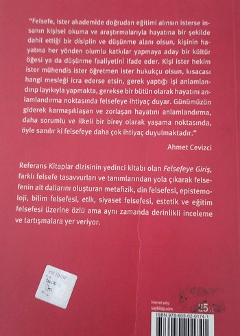 Felsefeye Giriş - Ahmet Cevizci