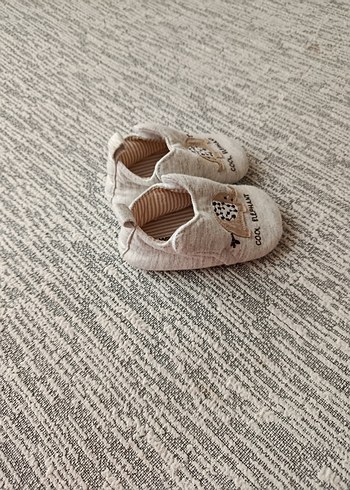 17 Beden Gri Bebek İlk Adım Ayakkabısı
