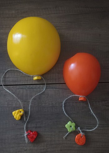 Renkli Balon Şeklinde duvar saksısı - Görsel 2