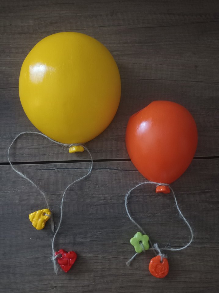 Renkli Balon Şeklinde duvar saksısı - Görsel 2