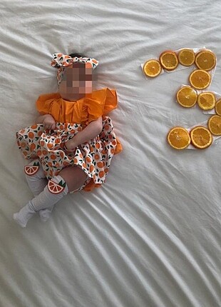 Portakal bebek kıyafeti
