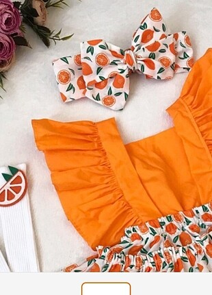 Diğer Portakal bebek kıyafeti
